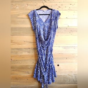 Tori Richard Blue Print Dress (S)